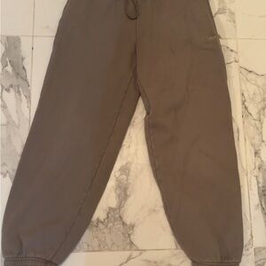 Aritzia Taupe Track Pants